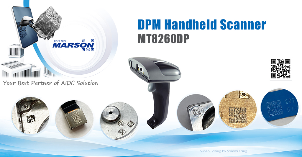 MT8260DP DPM Handheld Scanner can capture 3mil high-resolution barcode