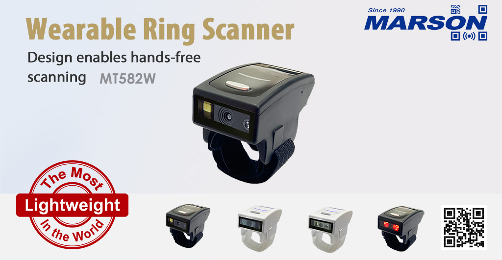 Marson release the 2D Wearable Ring Scanner MT582W