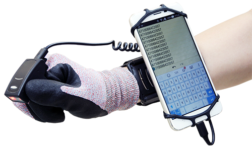 2d finger bracode scanner