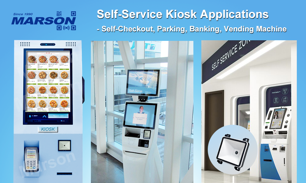 Self-Service Kiosk Applications - Self-checkout, Parking, Banking, Vending Machine